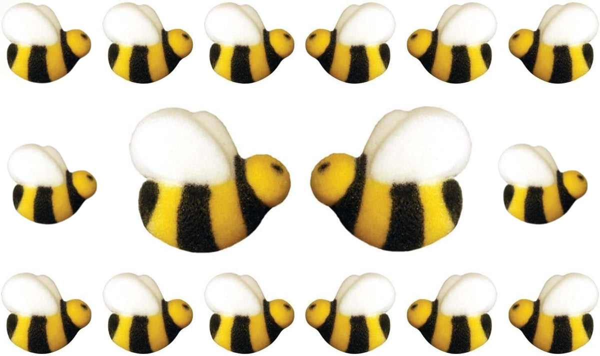 R.U.S. Candy front packaging showing 16 bee decorations and product benefit