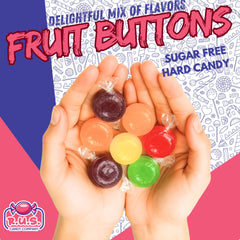 R.U.S. Candy assorted fruit discs spread out showing variety and colorful appeal