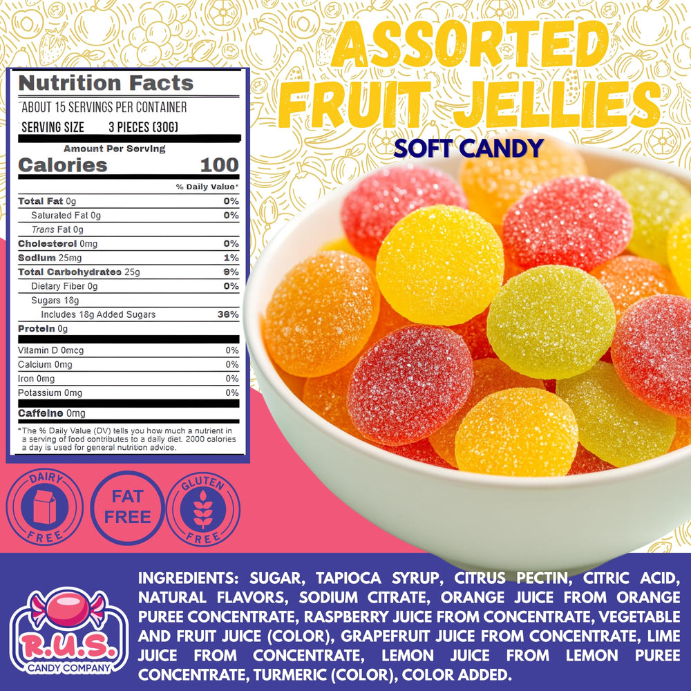 R.U.S. Candy used on a dessert table enhancing event decor and guest appeal
