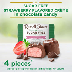 Russell Stover individually wrapped pieces highlighting freshness and convenience