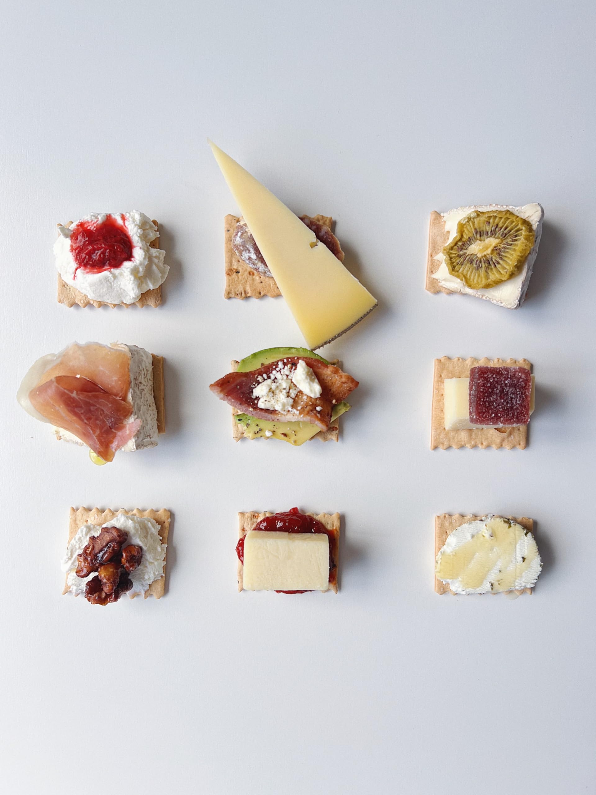 Rustic Bakery crackers served with dips on a table to inspire entertaining ideas