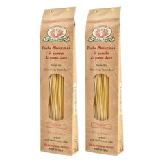 Rustichella d'Abruzzo front packaging showing two 500g packs and product branding for pantry readiness