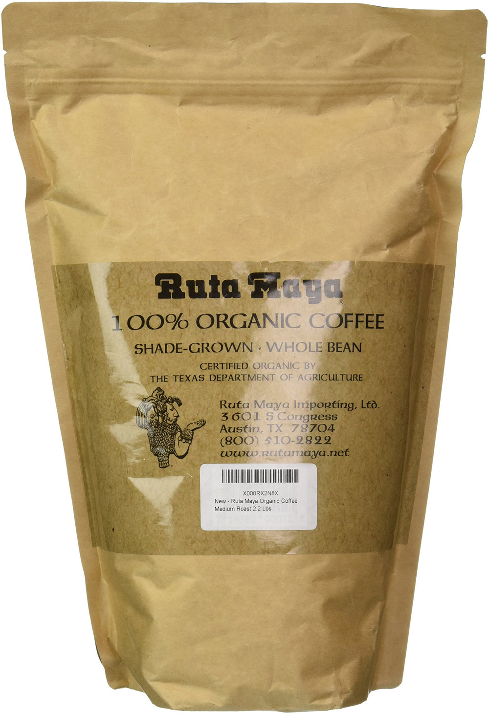 Ruta Maya close-up of Arabica beans highlighting shade-grown quality and rich chocolate notes