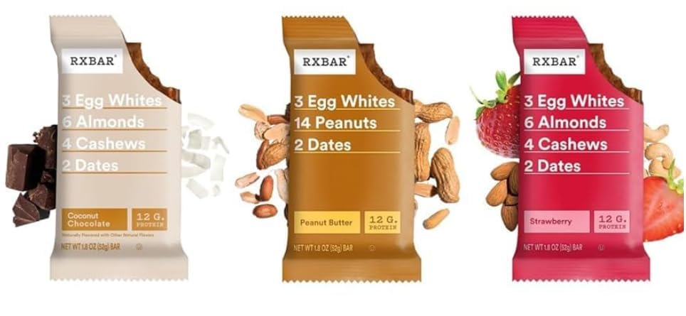 RXBAR held in hand to show true size and on-the-go convenience