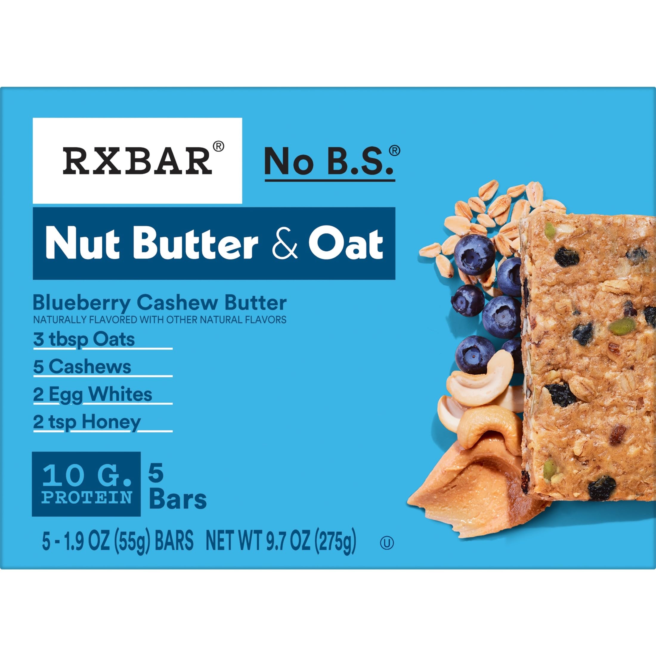 RXBAR six boxes stacked to show bulk pack convenience for families and frequent snackers