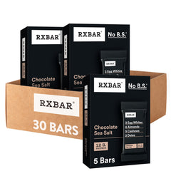 RXBAR front packaging showing boxes and brand for easy shopping