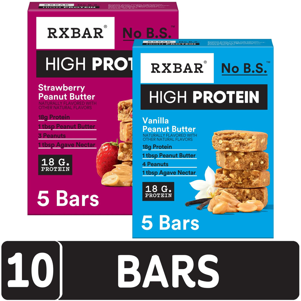 RXBAR close-up of peanuts and agave highlights crunch and natural sweetness