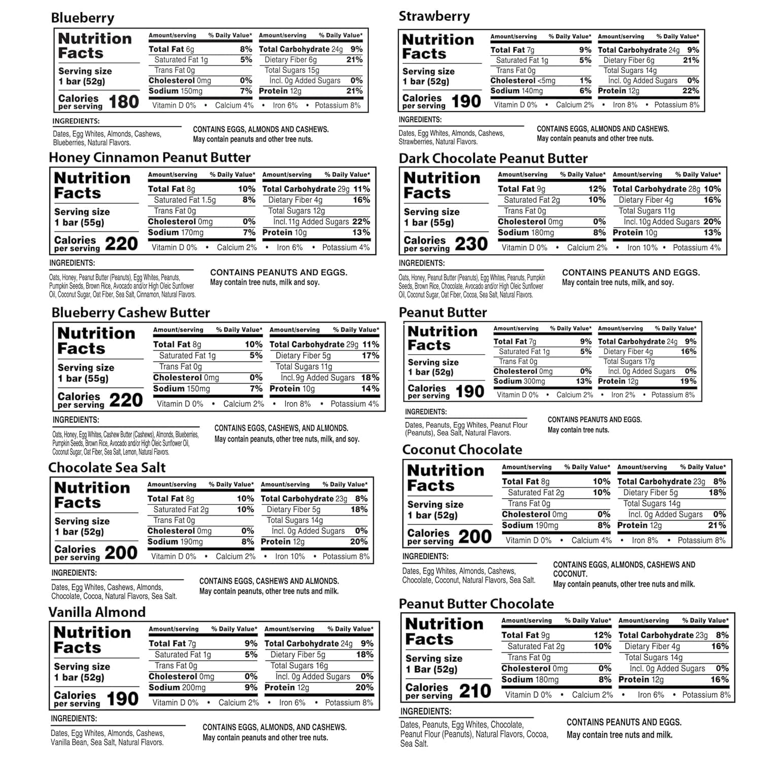 RXBAR individually wrapped bars arrayed to show portability and quick access
