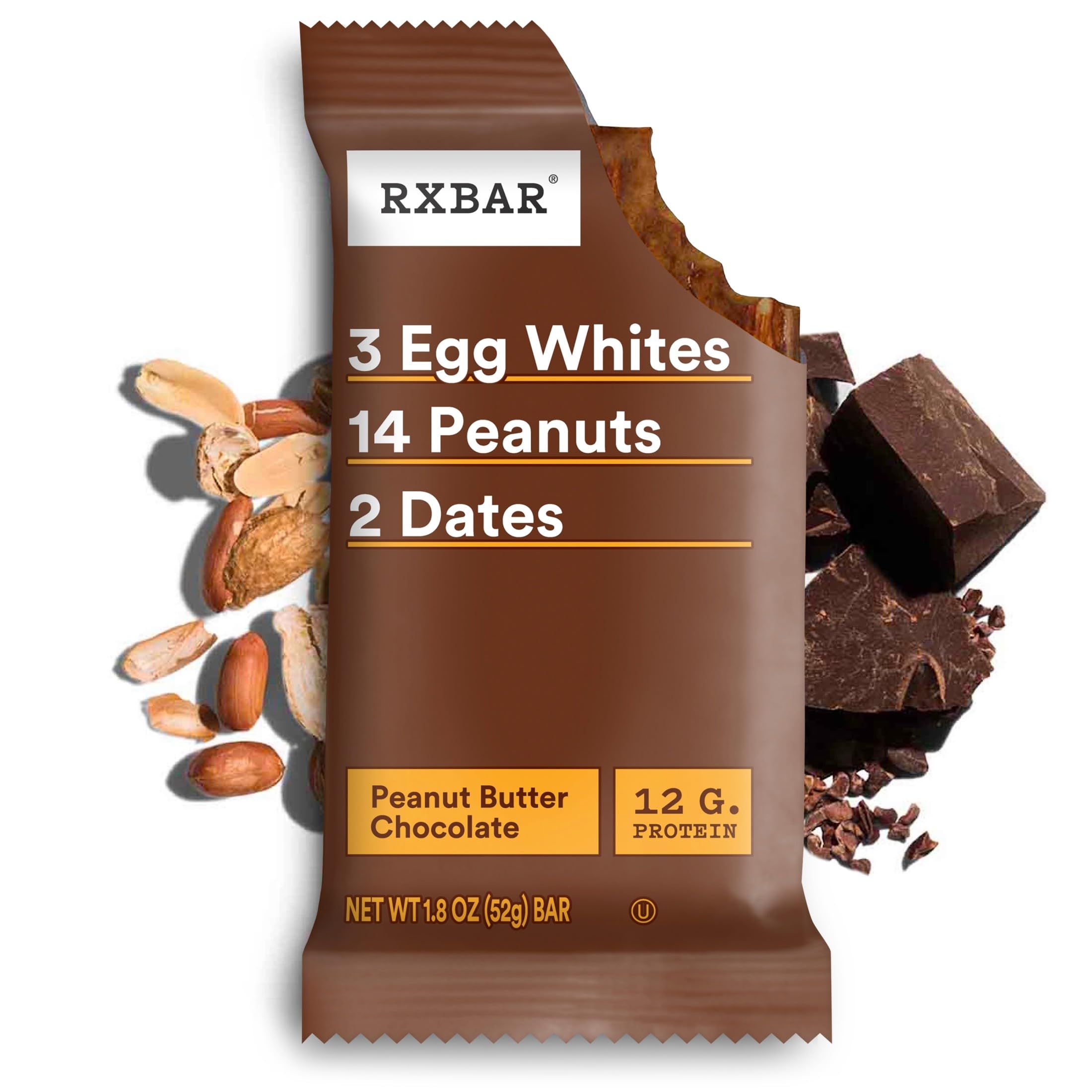 RXBAR ingredients dates nuts egg whites showing simple real-food benefit