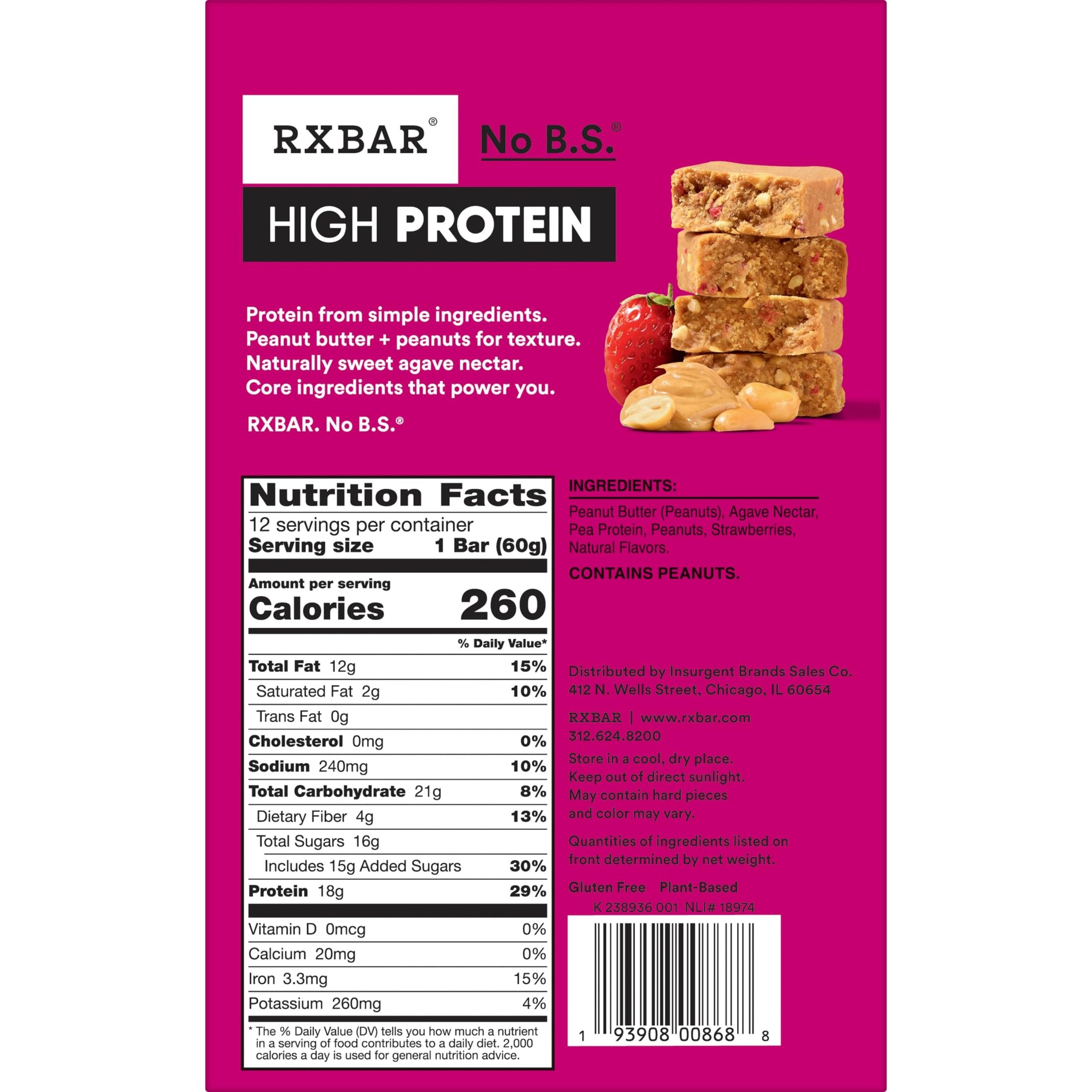 RXBAR bar on an office desk as a practical grab-and-go snack