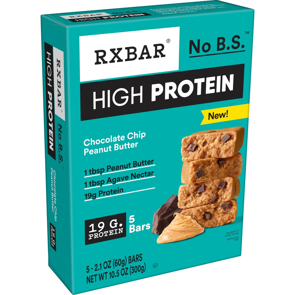 RXBAR nutrition label close-up displaying ingredient transparency and protein content
