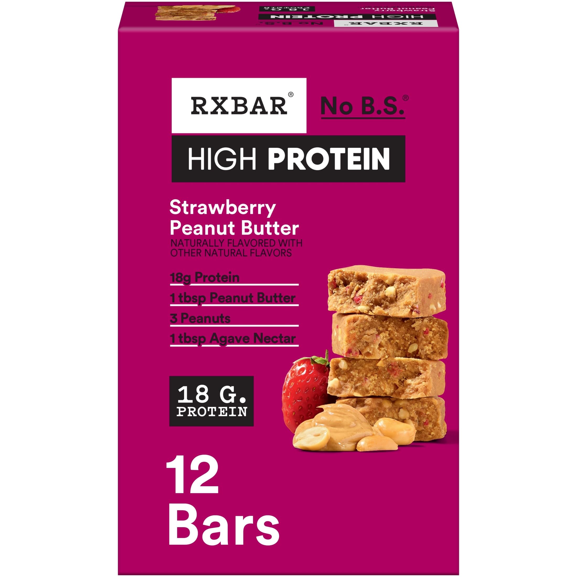 RXBAR front packaging showing flavor and protein benefit