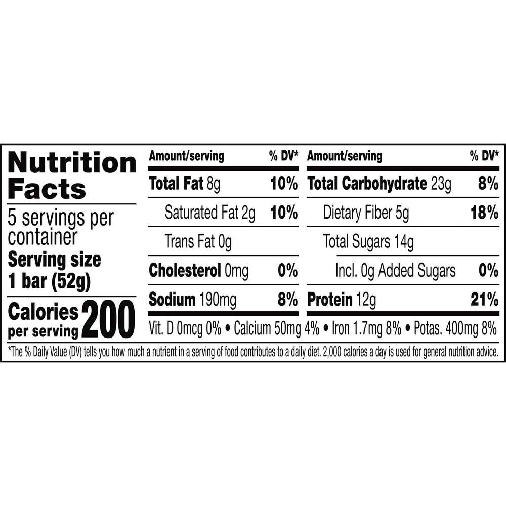 RXBAR bar inside a backpack showing portable snack convenience