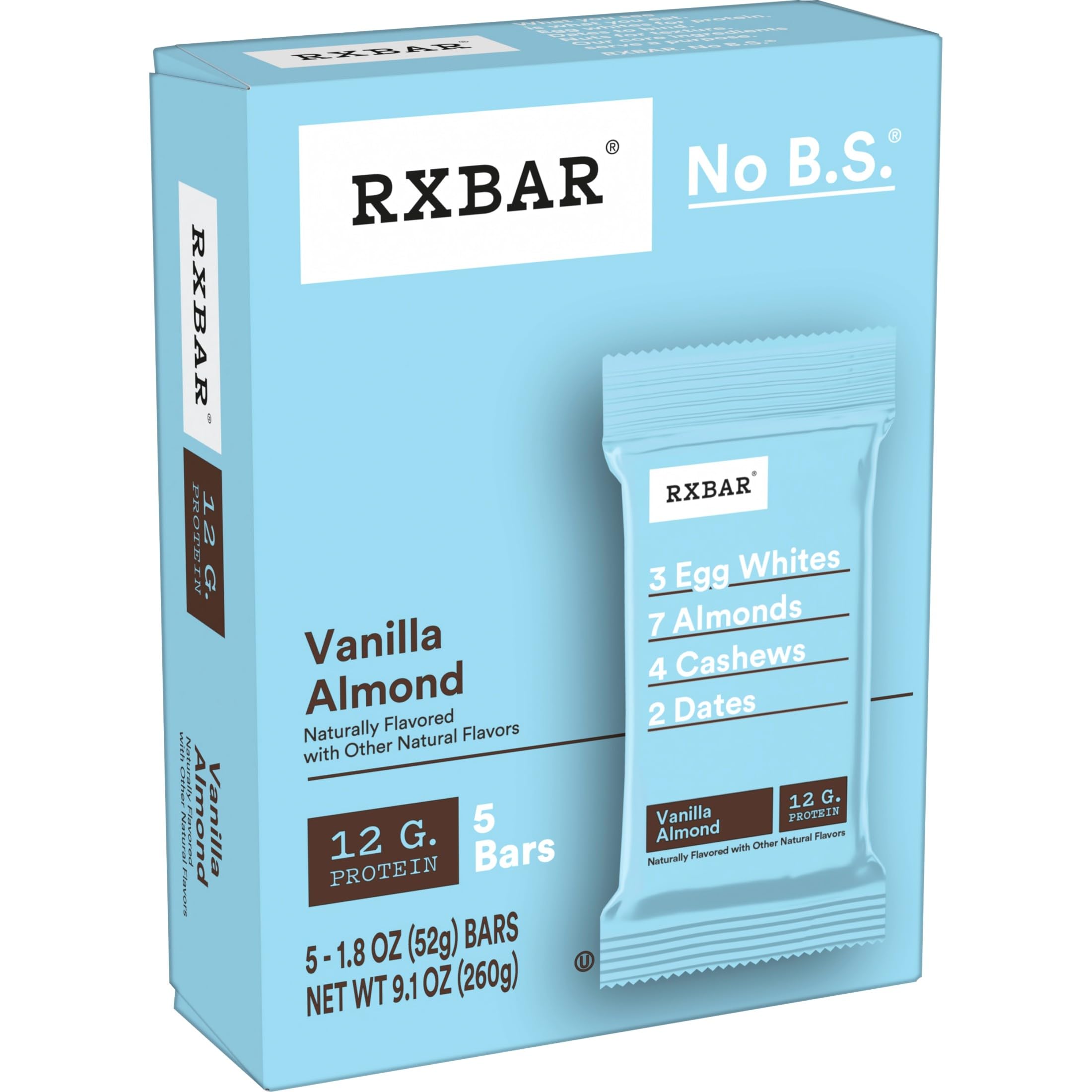 RXBAR six-box stack showing bulk pack convenience for home or office