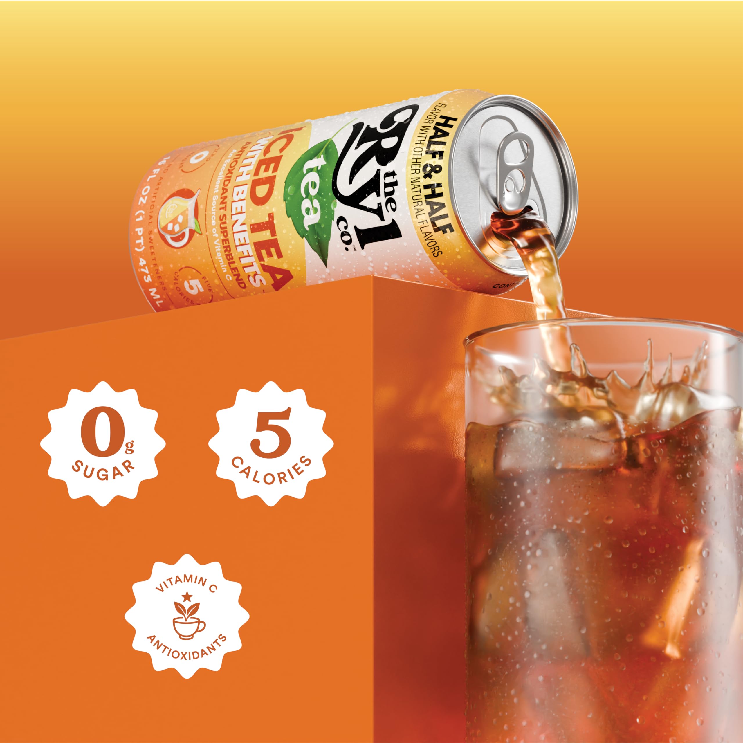 The Ryl Co open can pouring into glass demonstrating sip-ready refreshment