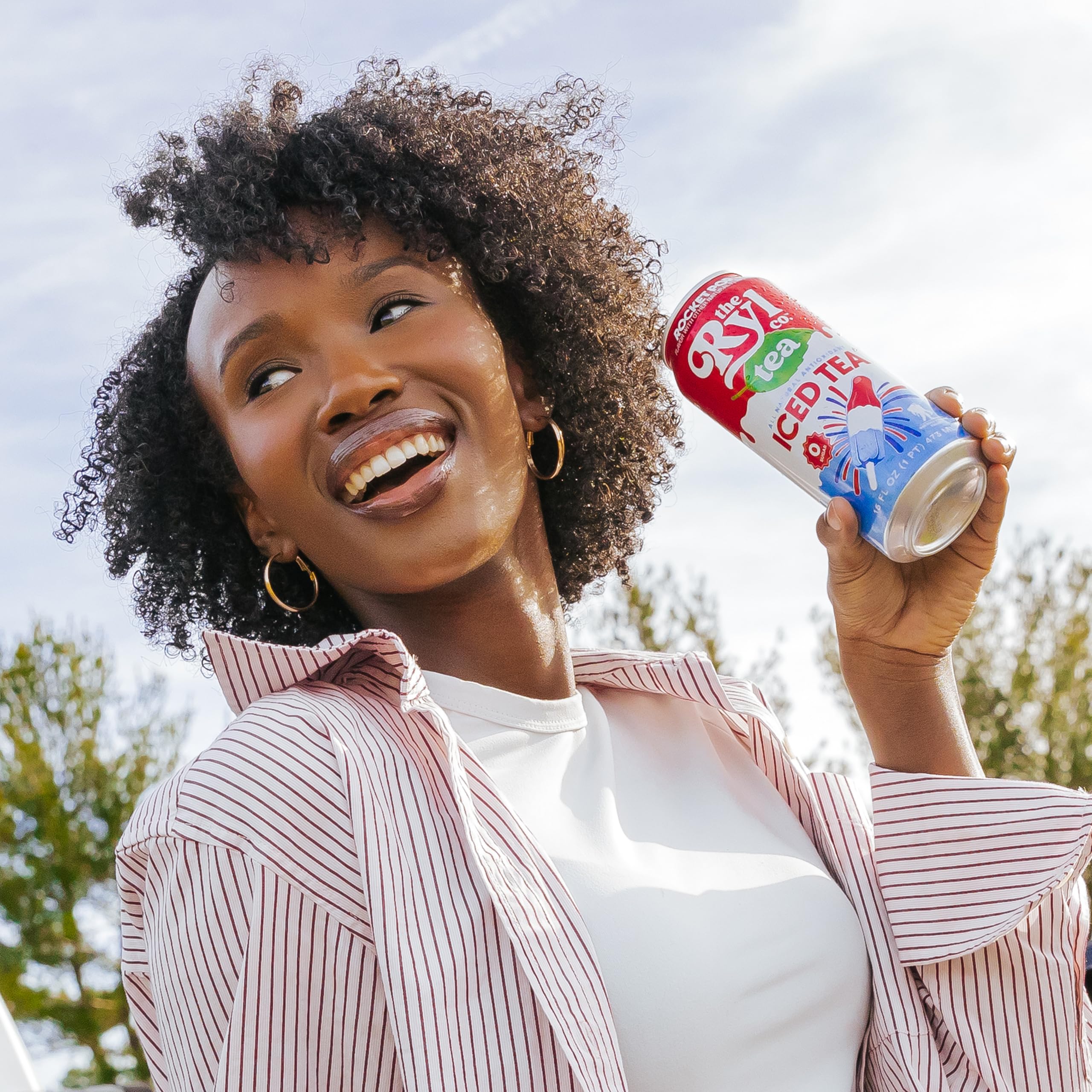 Nutrition and ingredient label on Ryl Rocket Pop can showing polyphenol content