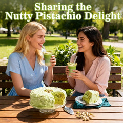 Rylenor used in baking with cupcakes showing boosted pistachio taste
