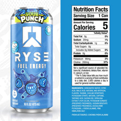 RYSE Up Supplements side label highlighting ingredients and transparency for informed choice
