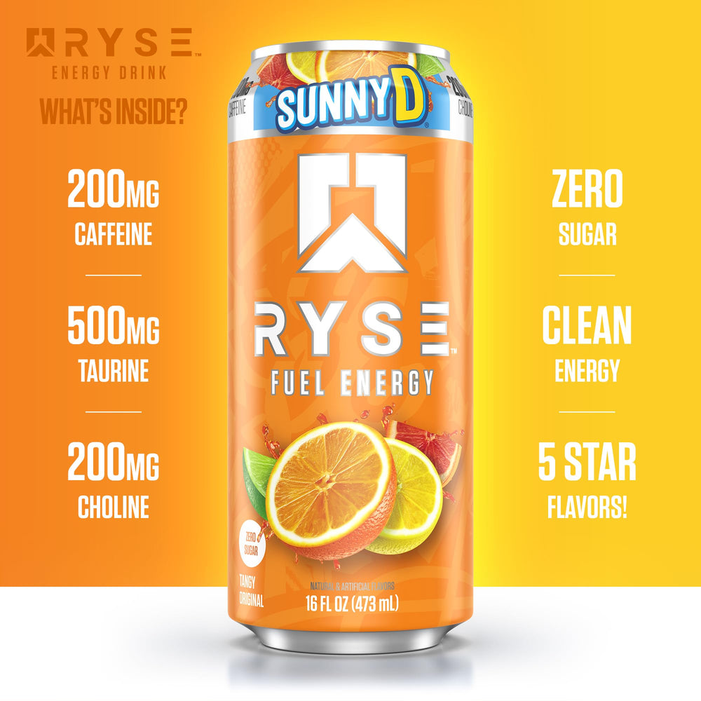 RYSE Up close-up of can surface texture emphasizing premium packaging feel