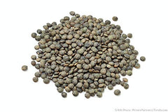 Sabarot close-up of Le Puy lentils texture highlighting firm bite