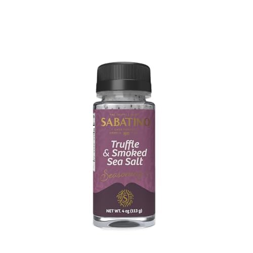 Sabatino Tartufi front jar showing label and 4 oz size for gourmet finishing