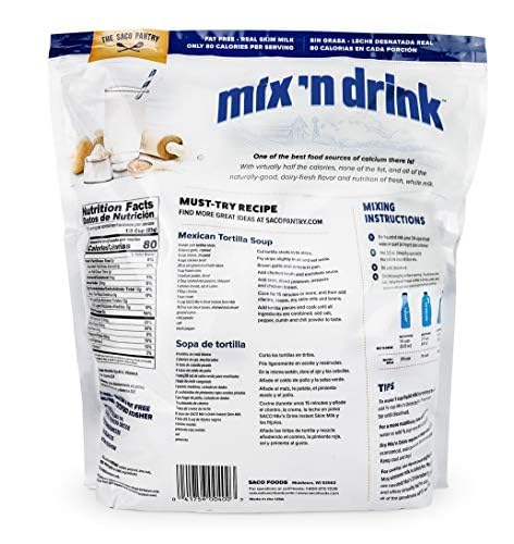 SACO canister beside common items showing size and yield for bulk use