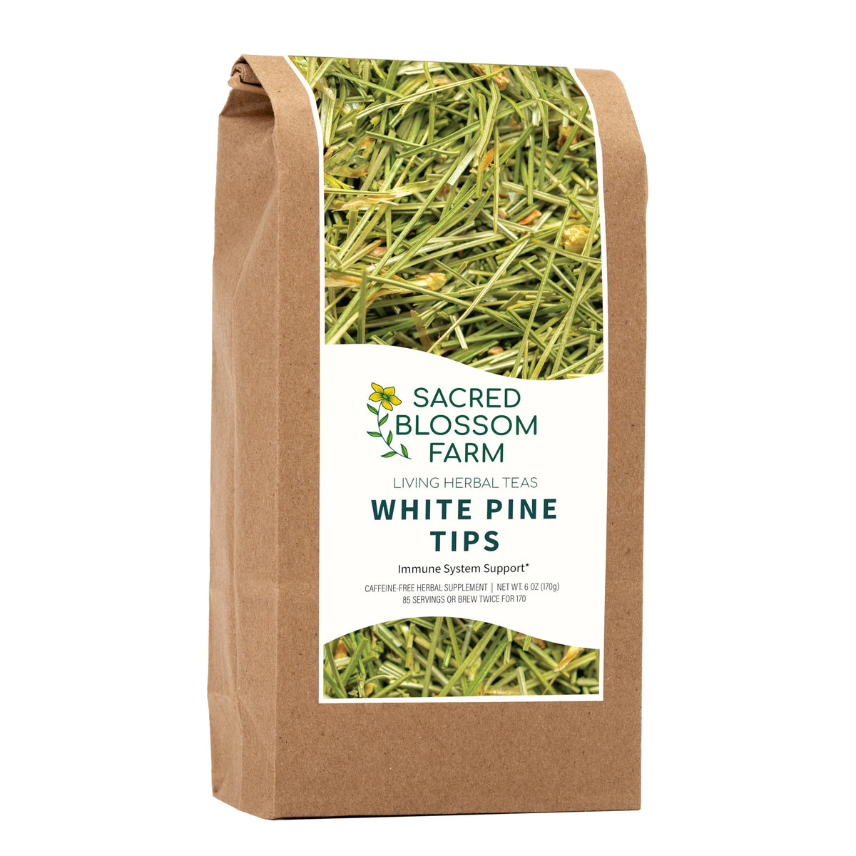 Sacred Blossom Farm front packaging showing jar and label, clear provenance benefit