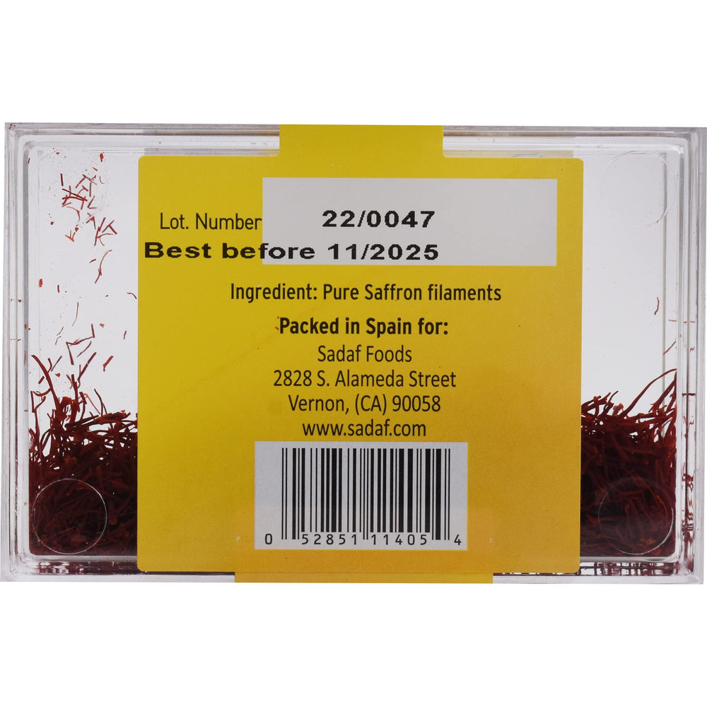 Sadaf saffron thread close-up revealing vivid color and texture benefit
