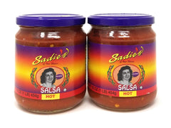 Sadie's front jar label view showing brand and heat for clear choice