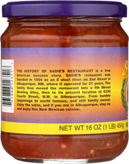 Sadie's salsa close-up showing chunky tomato texture and visible herbs for appetizing appeal