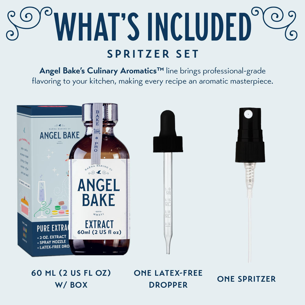 SAENA BAKING CO bottle with ingredient list and certification labels displaying food-safe quality