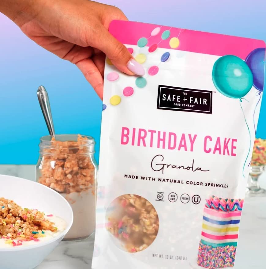 The Safe + Fair Food Company granola served in bowl boosting breakfast