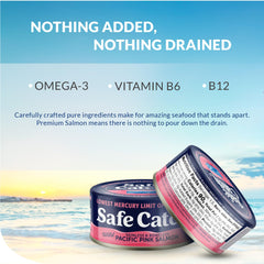 Safe Catch nutrition label photo showing protein and nutrient details for informed choices