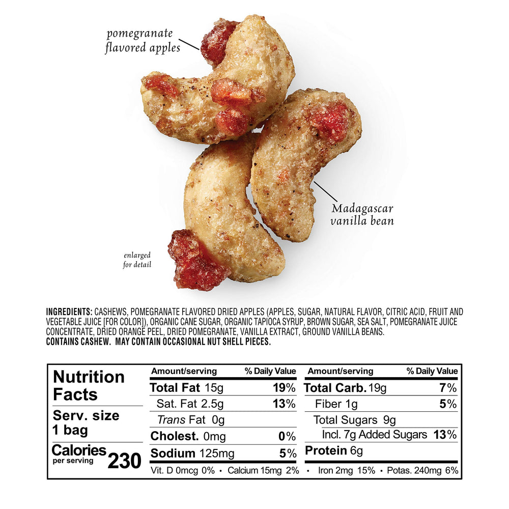 Sahale Snacks pouch in a backpack cup pocket showing travel convenience and freshness