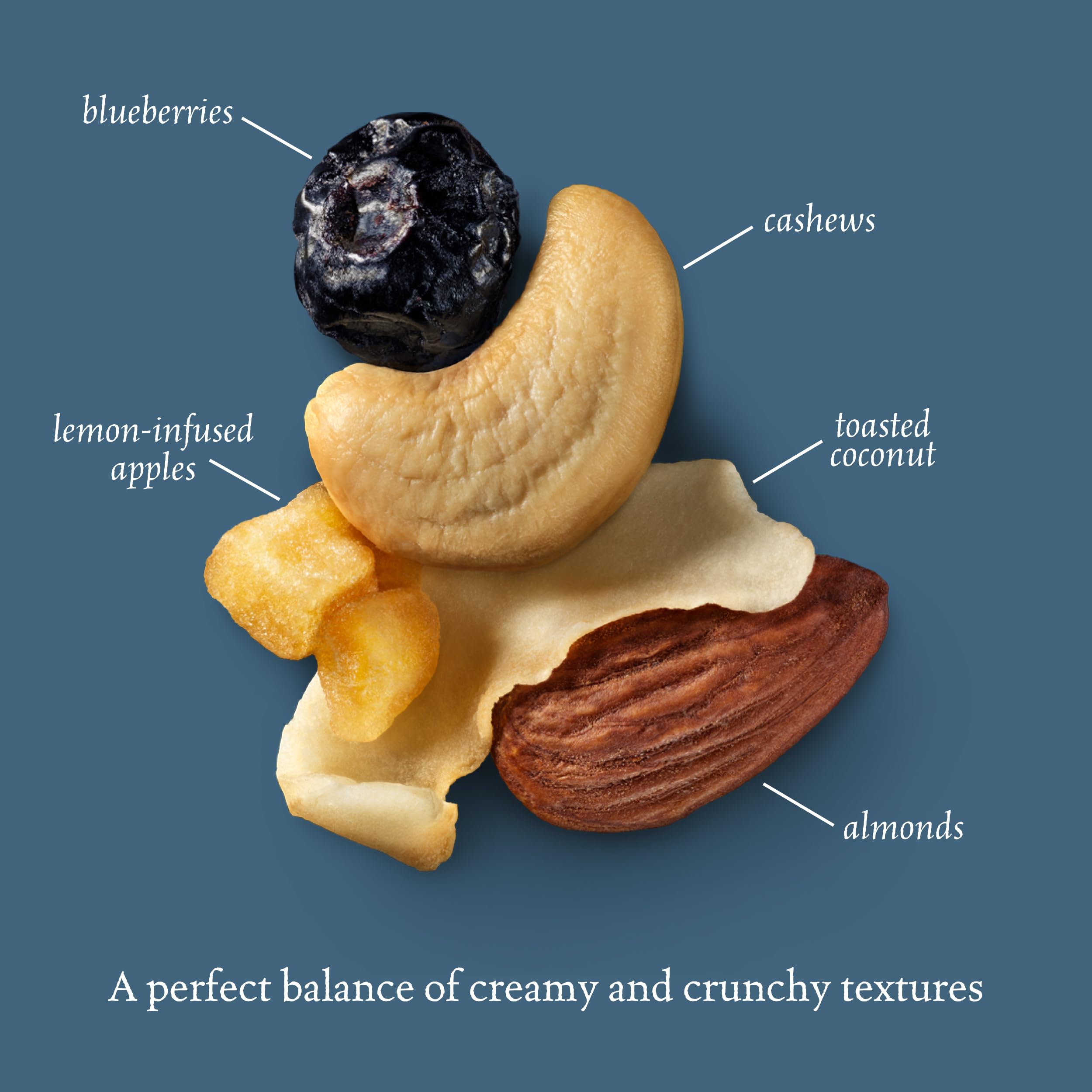 Sahale Snacks being poured into a bowl to show texture and serving idea