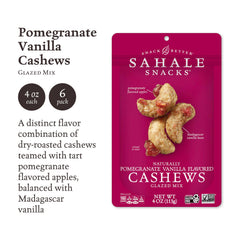 Sahale Snacks closeup of dry roasted cashews texture, delivers buttery crunch