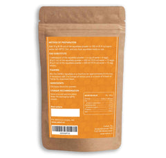 Saheli aquafaba powder texture close-up highlighting fine, free-flowing granules