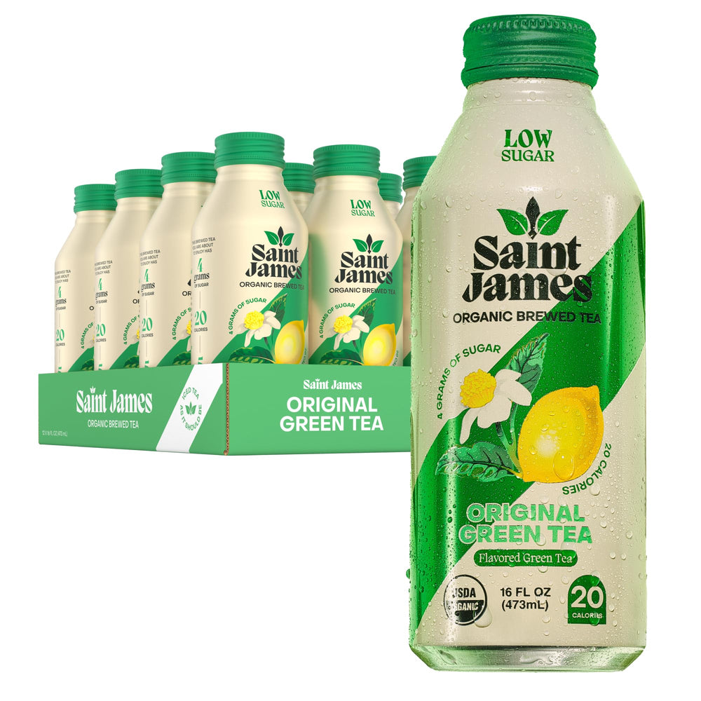Saint James front packaging showing 12-pack and brand appeal
