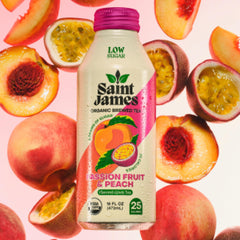 Saint James iced tea poured over ice demonstrating refreshment and chill