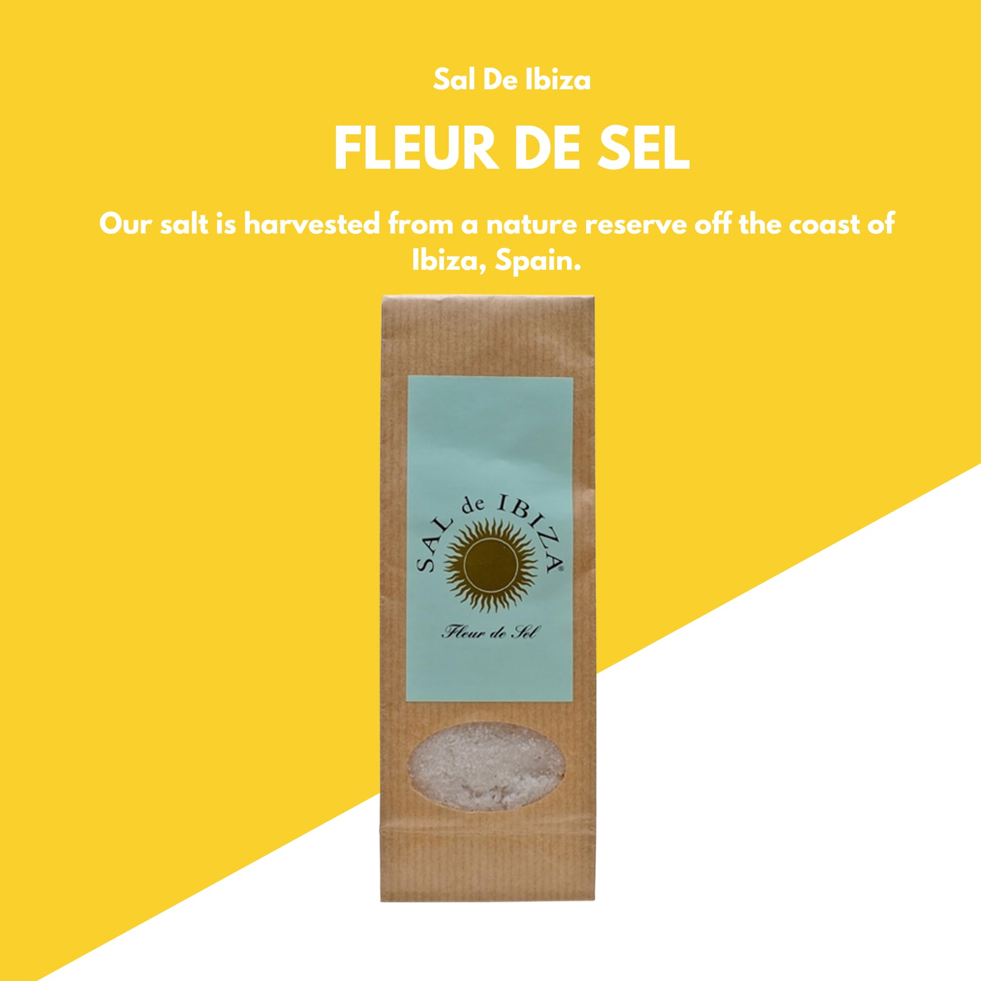 Sal de Ibiza fleur de sel sprinkled on steak enhancing flavor contrast