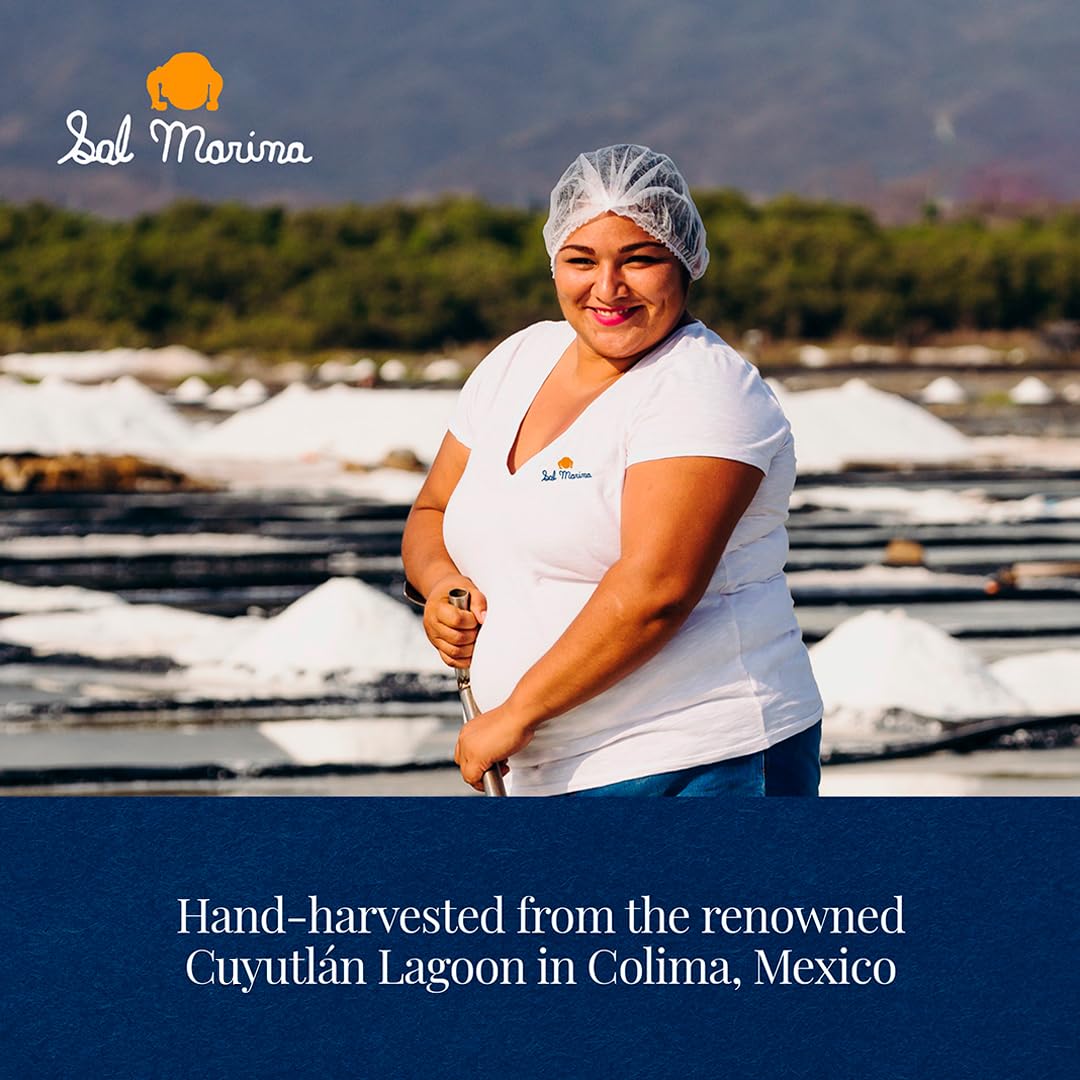 SAL MARINA LA CENTRAL harvesters at Colima salt flats showing artisanal method