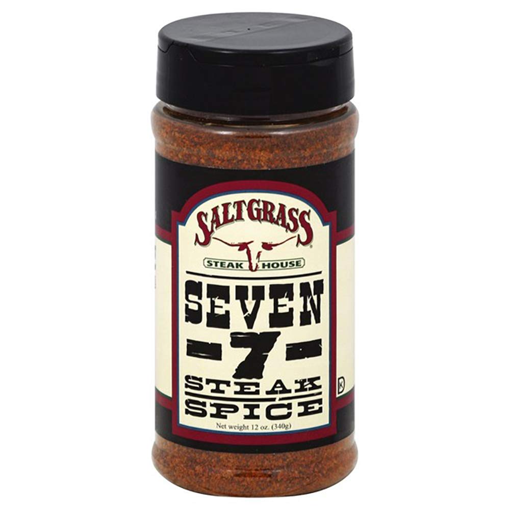 Saltgrass front label shot showing spice jar and seasoning benefits
