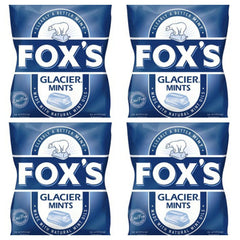 Salthouse & Peppermongers Fox's Glacier front packaging showing clear mints and freshness
