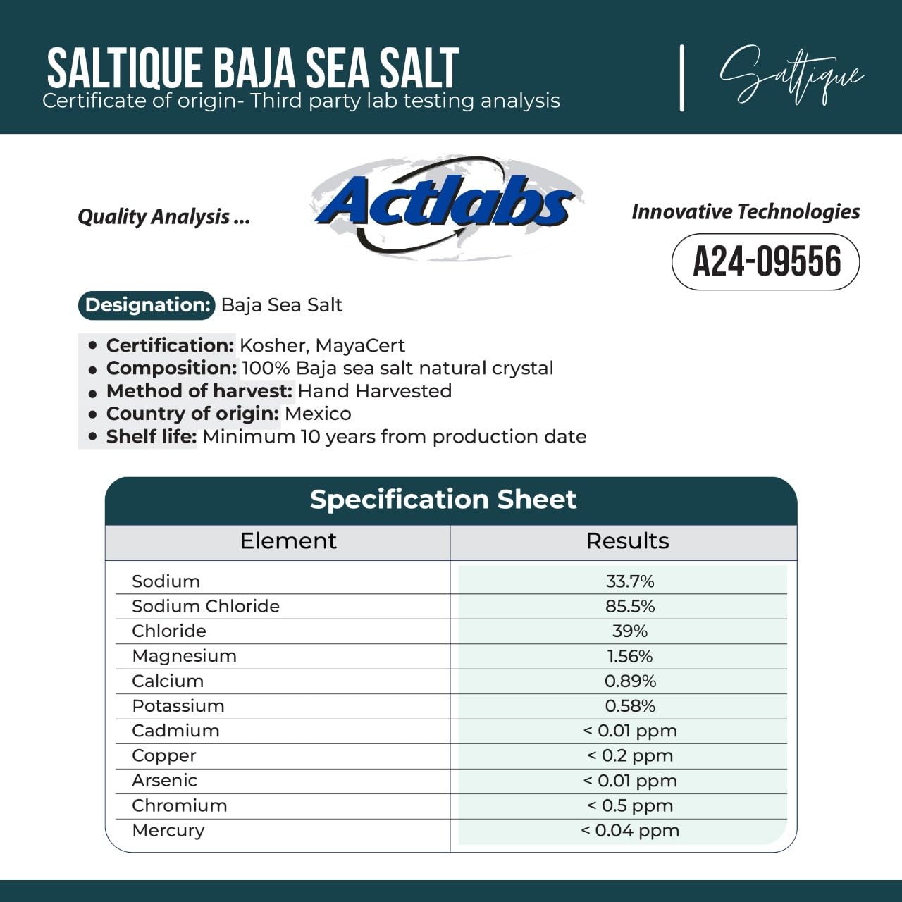 Saltique 5lb bag next to common items showing size and value benefits