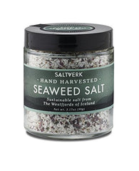 Saltverk sprinkled on grilled fish showing enhanced flavor and savory umami benefit