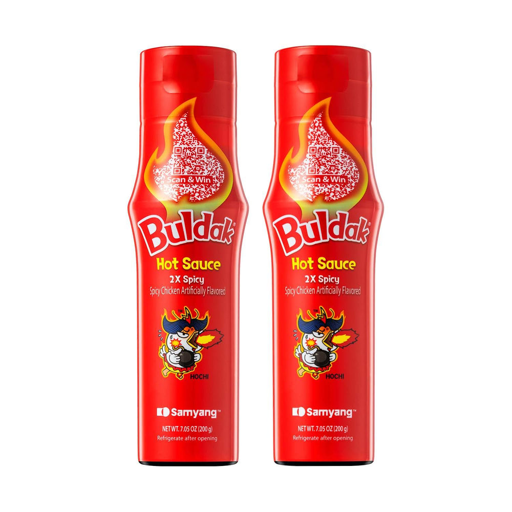 SAMYANG front packaging showing two 5.57 oz bottles and bold branding, conveys value