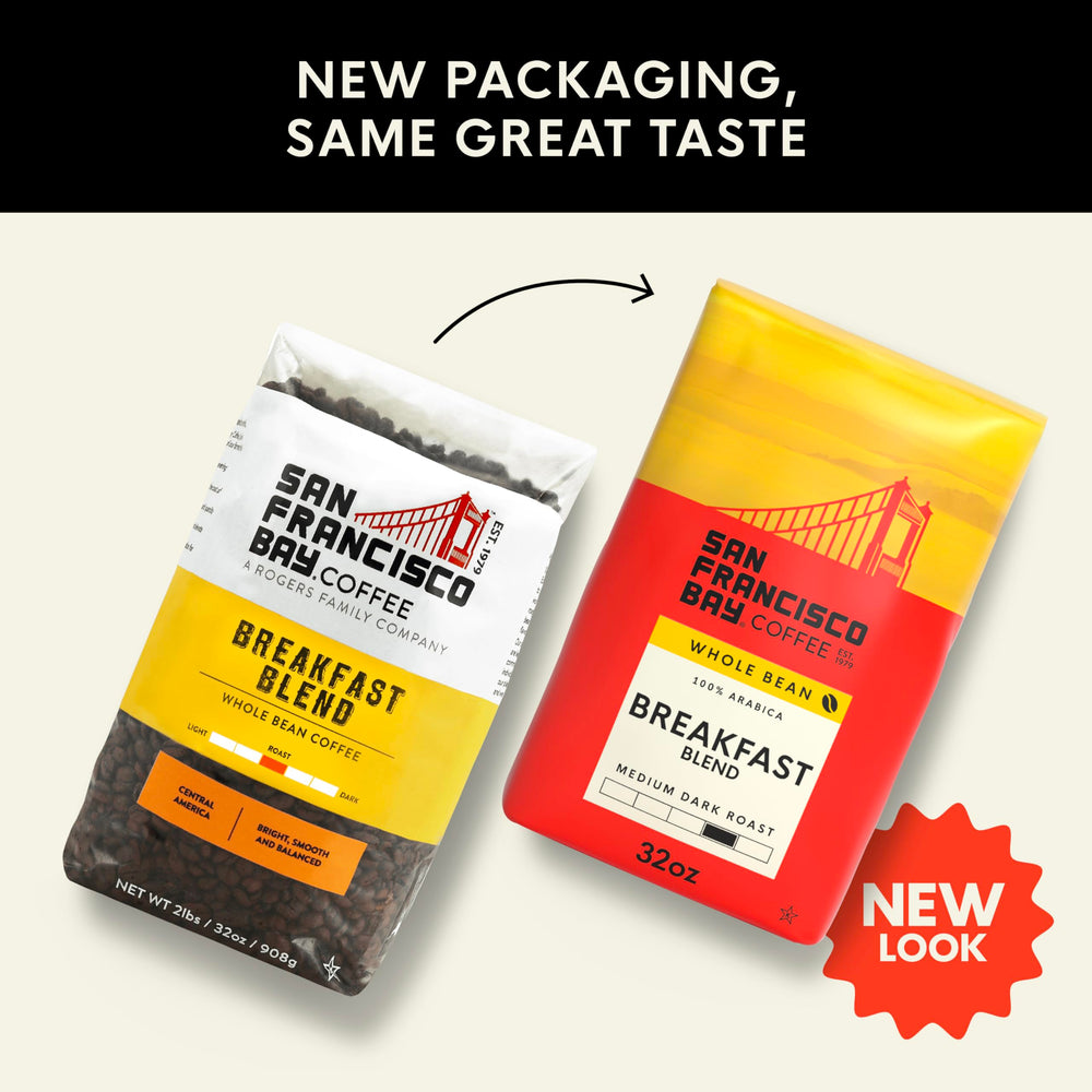 San Francisco Bay close-up of whole beans highlighting roast and aroma for flavor clarity
