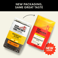 San Francisco Bay close-up of whole beans highlighting roast and aroma for flavor clarity