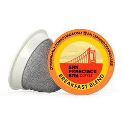san francisco bay brewed cup top view showcasing creamy body and visible flavor notes