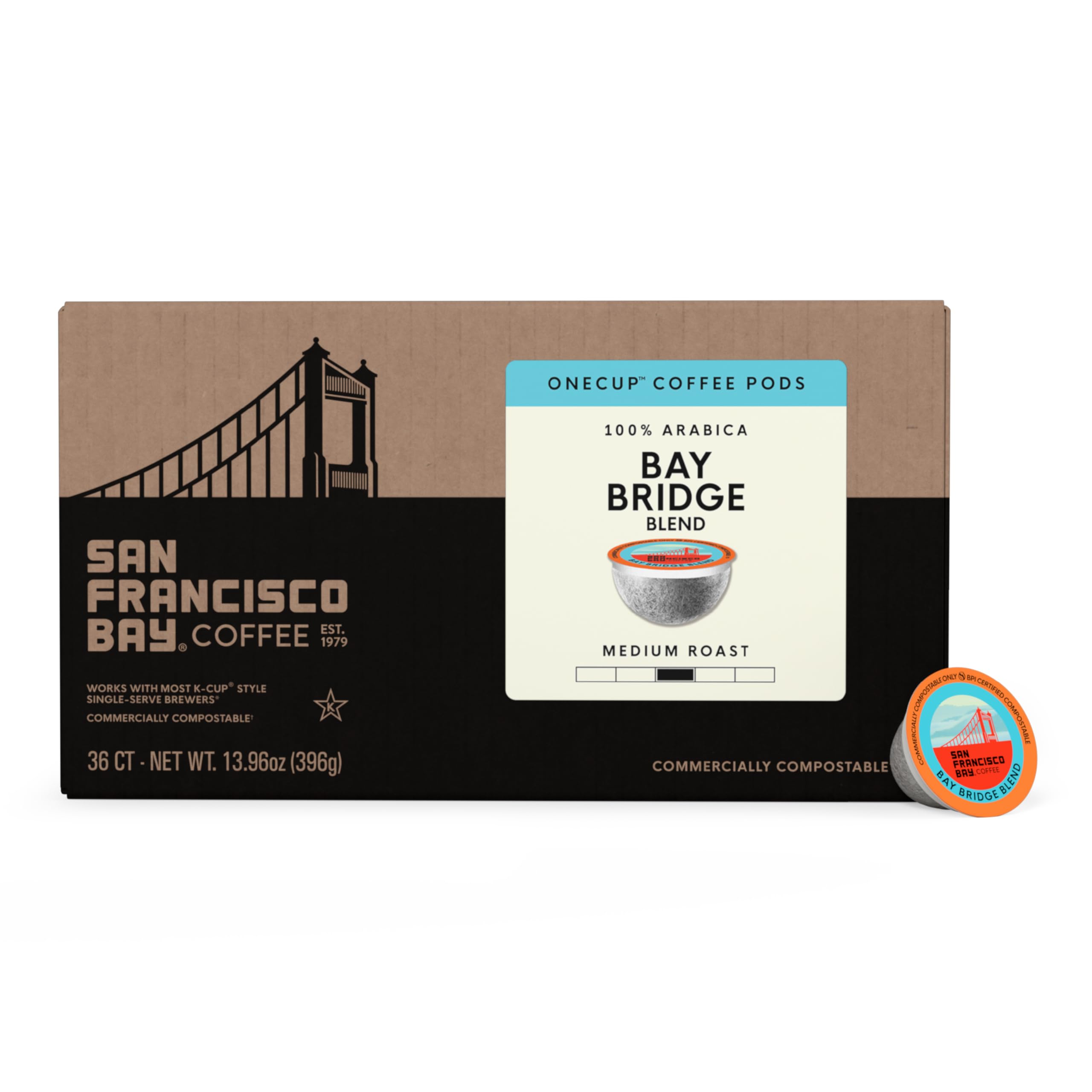 San Francisco Bay brewed cup by a window showing rich color and aroma